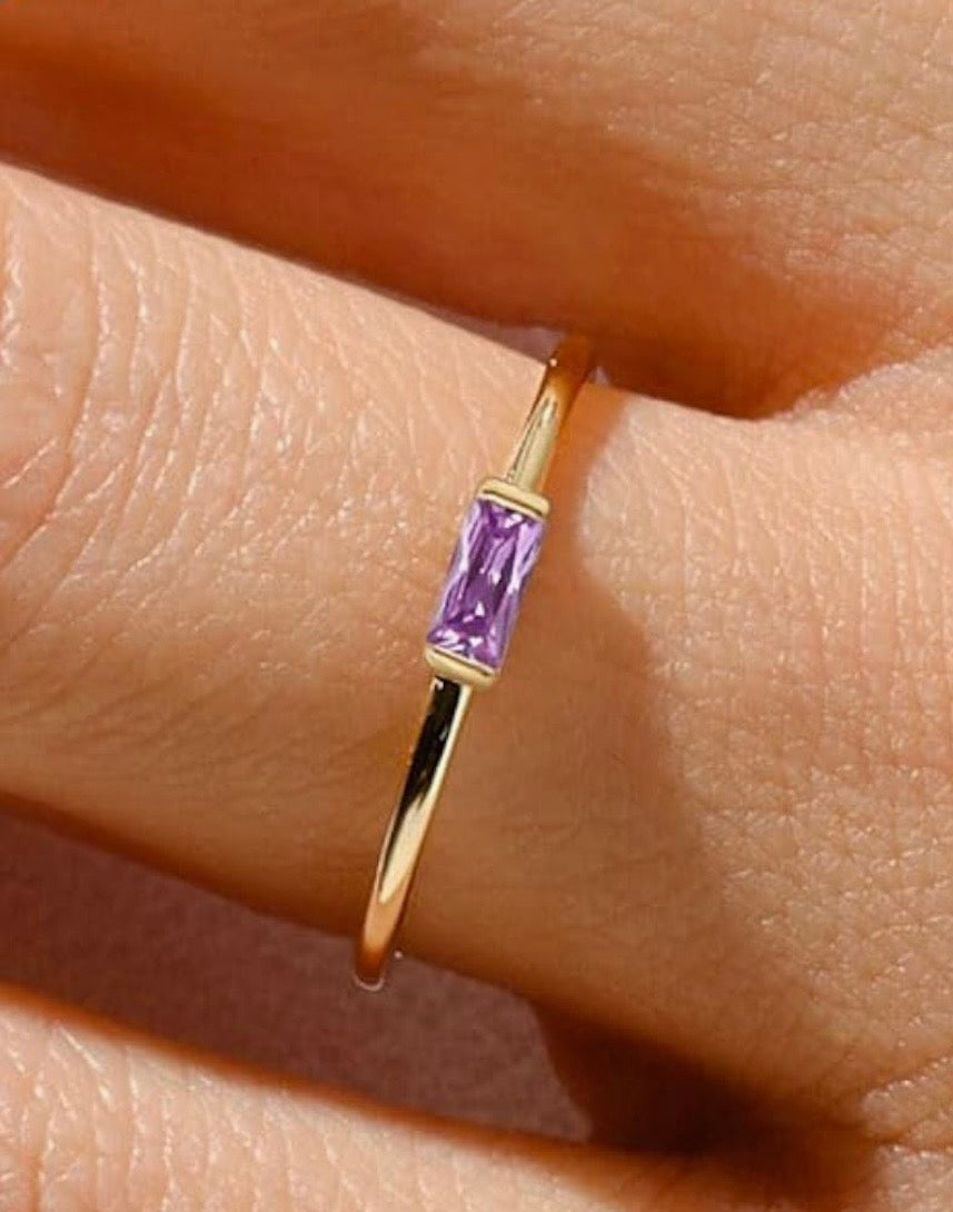 Celestial Birthstone Ring