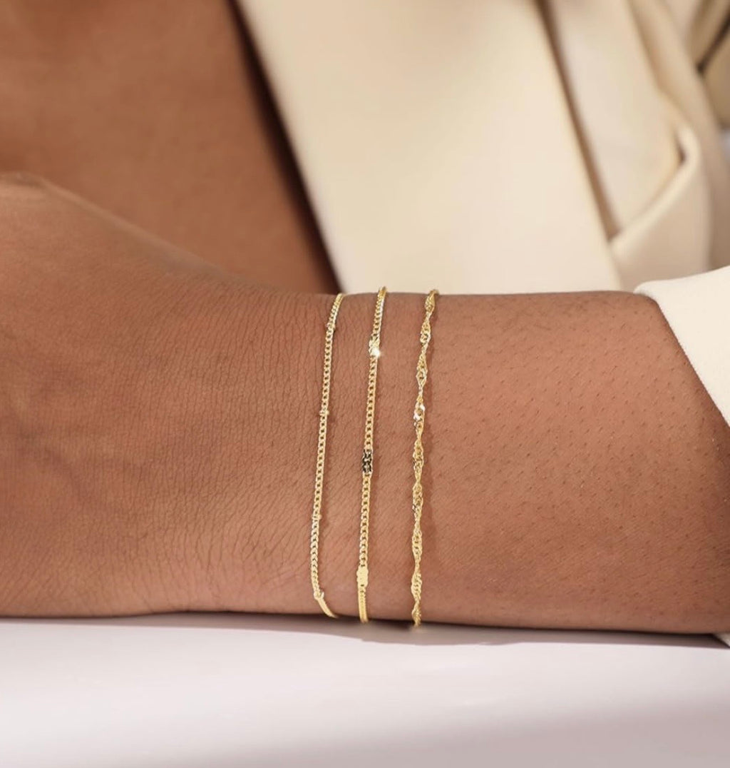 Infinity Gold Bracelets