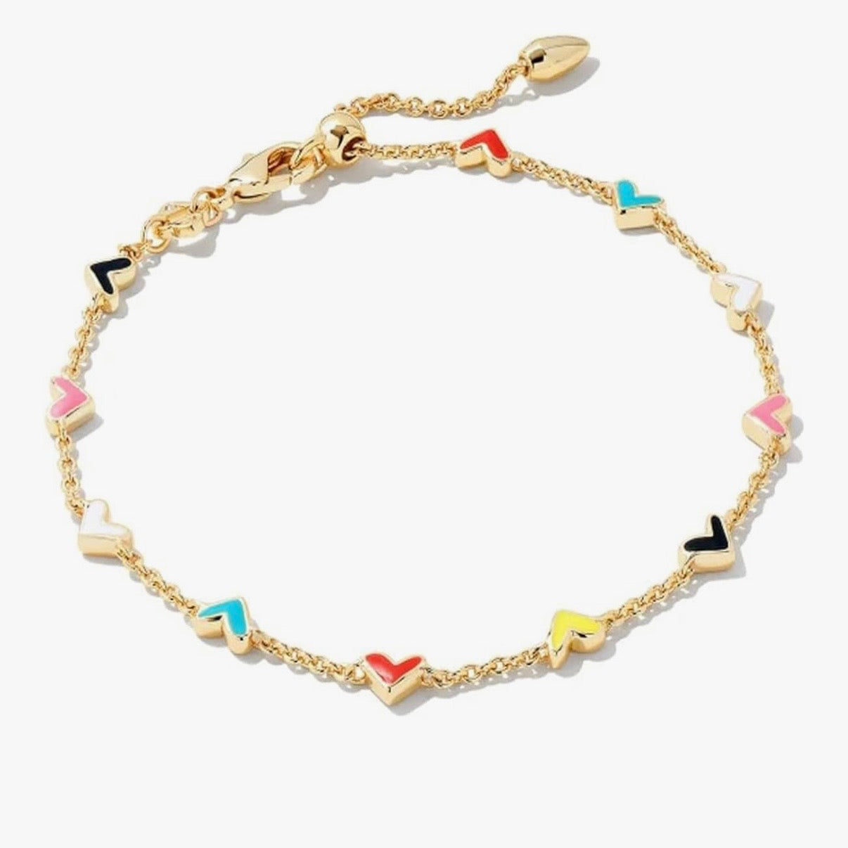 ColorPop Heart Chain Bracelet