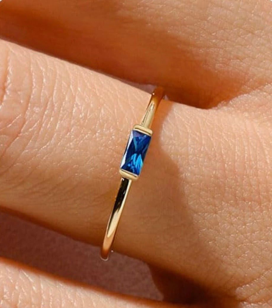 Celestial Birthstone Ring