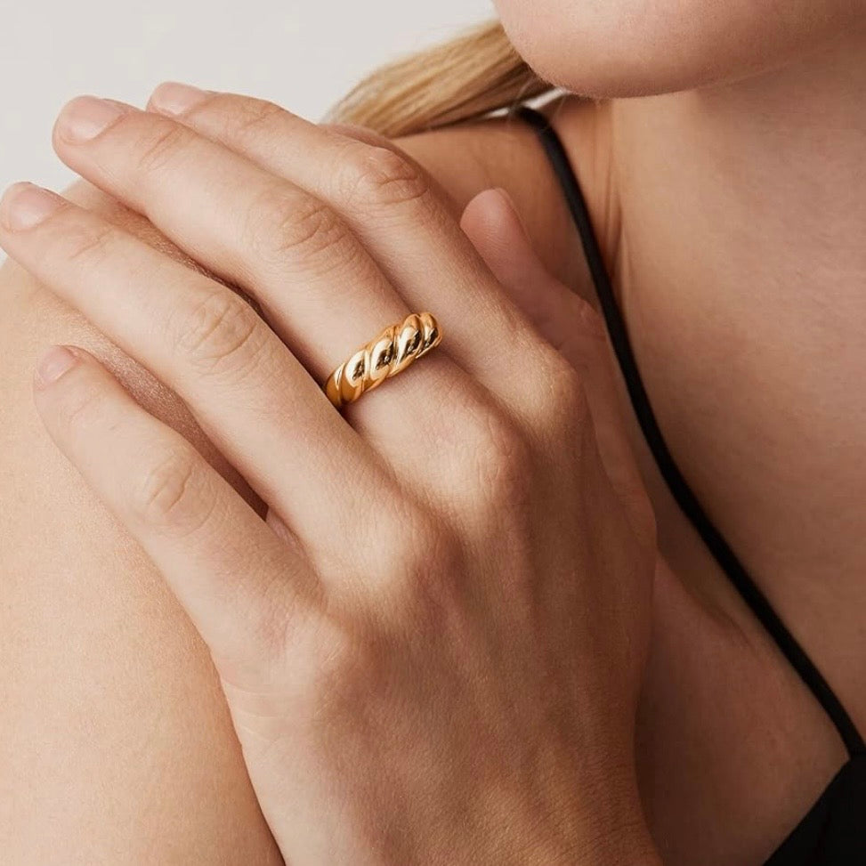 Braided Gold Ring
