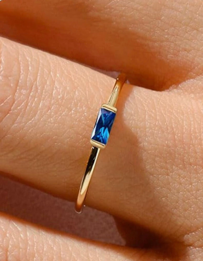 Celestial Birthstone Ring