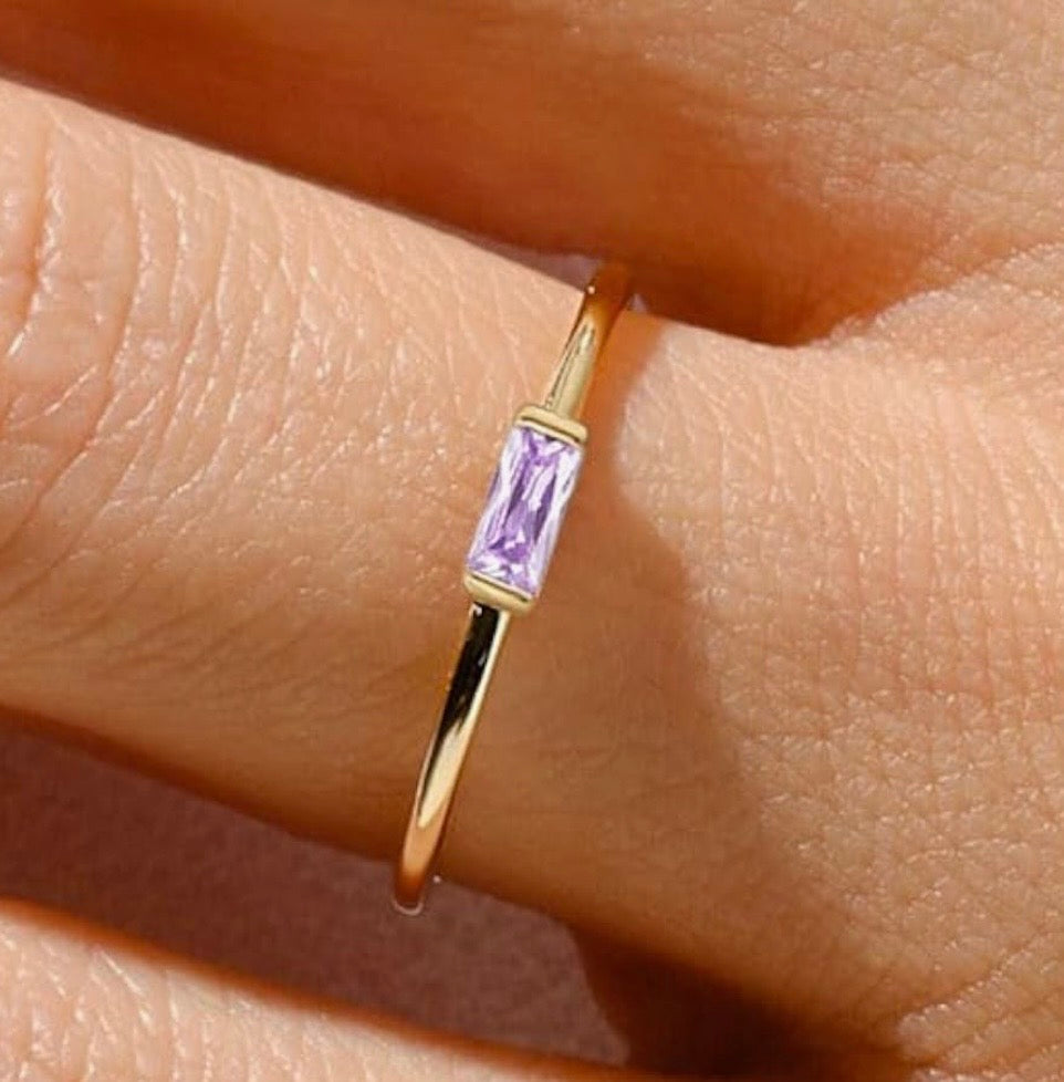 Celestial Birthstone Ring