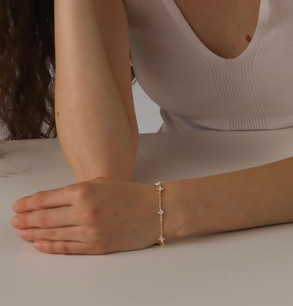 Golden Clover Bracelet