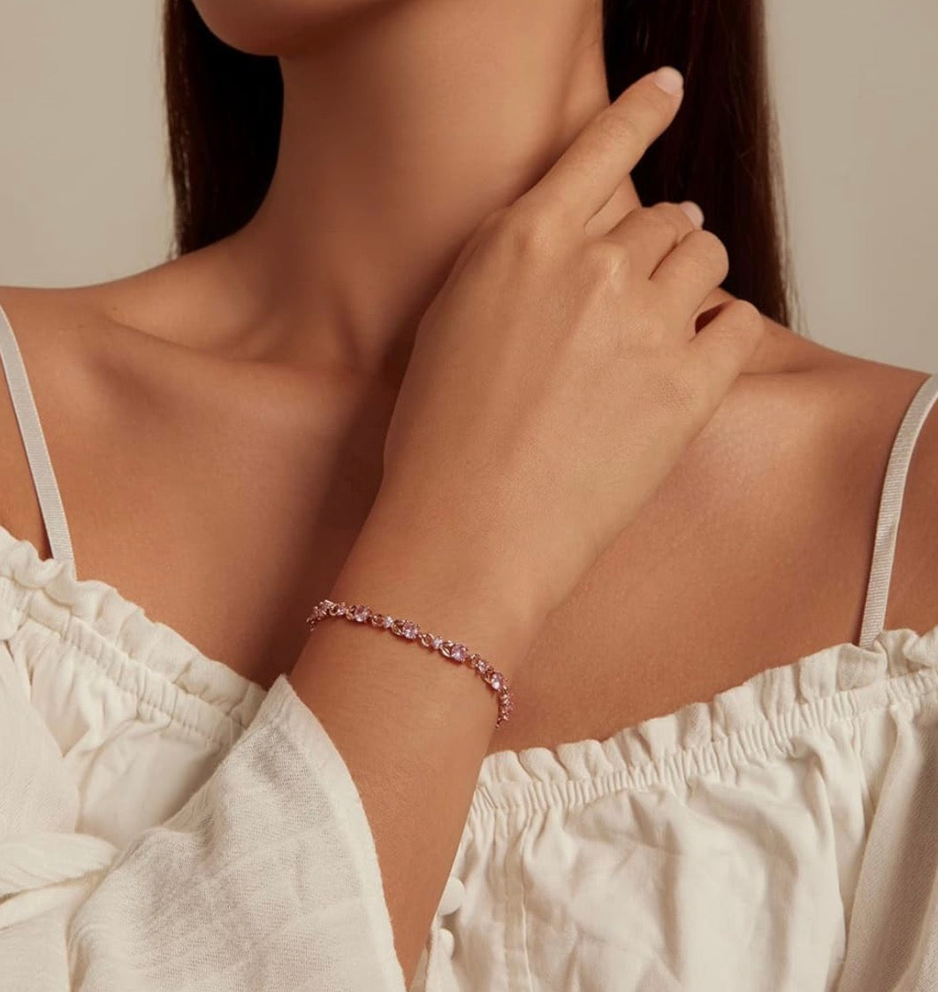 Rose Gold Diamond Bracelet