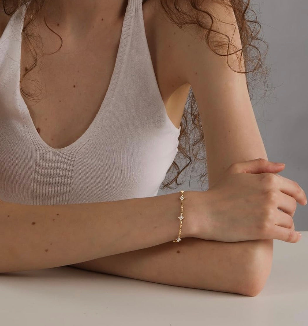 Golden Clover Bracelet